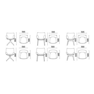 ghế tiếp khách sitzone oc-340