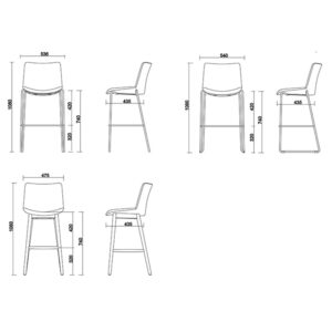 ghế pantry sitzone oc-341