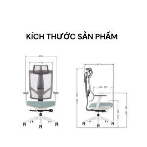 ghế nhân viên eagleseating oc3007hw