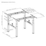 bàn nâng hạ lumi tb-m06-43de