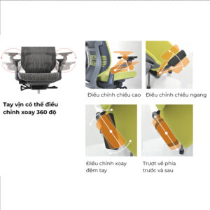 ghế nhân viên eagleseating oc-2002b-2w