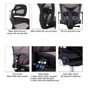 ghế lãnh đạo ganos oc601a
