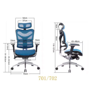 ghế công thái học ganos ocjns701