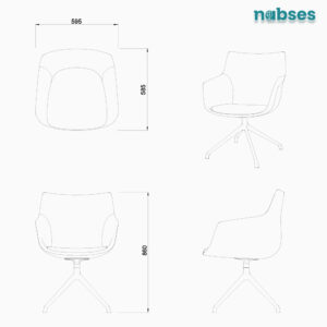 Ghế Tiếp Khách Sitzone OC-340