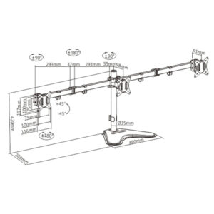 monitor arm lumi ma39-3112