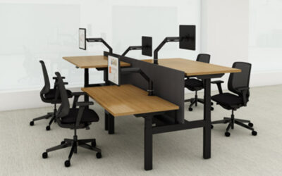 bàn làm việc nâng hạ thông minh