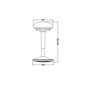 ghế phòng chờ sitzone r22bk