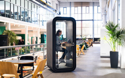 modern phone booth