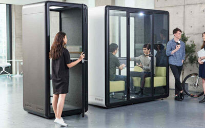 modern phone booth