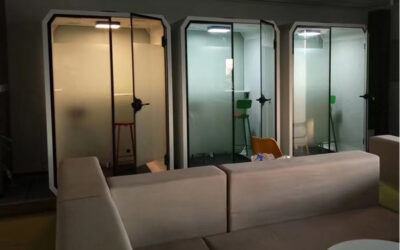 modern phone booth