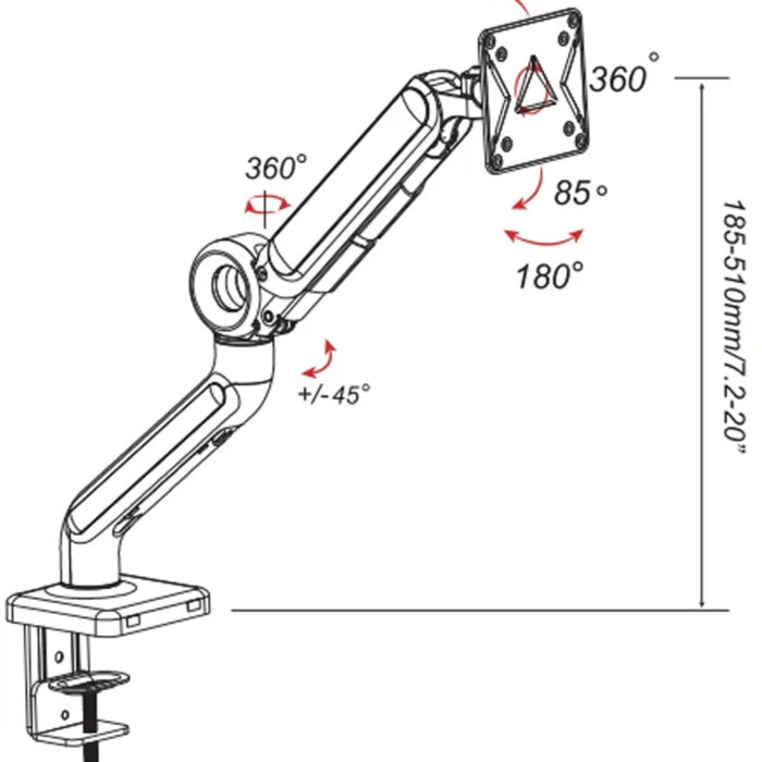 mornitor arm nabses ldt75