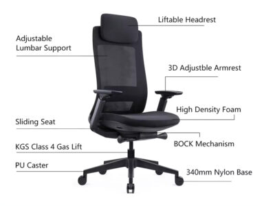 ghế nhân viên sitzone evl-001a