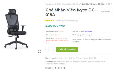 ghế văn phòng giá rẻ tphcm