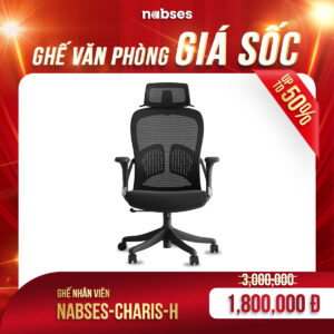 ghế nhân viên nabses charis-h