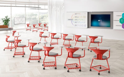 ghế training có bàn viết