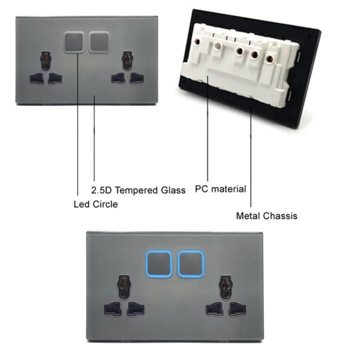 ổ cắm nabses a1-2 series