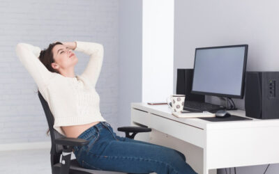 ghế văn phòng chân xoay