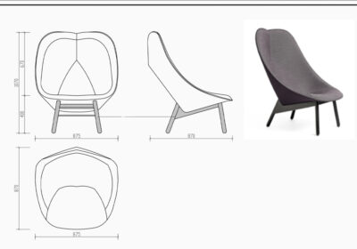 ghế armchair nabses molteni