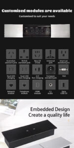 ổ cắm điện để bàn nabses jn1304