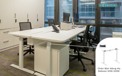 chân bàn nâng hạ thông minh