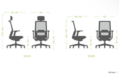 kích thước ghế làm việc