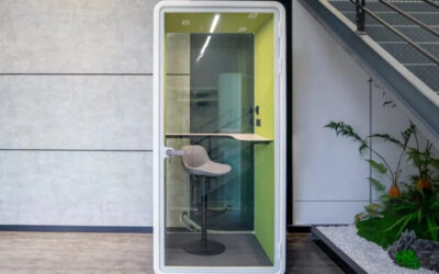 modern office phone booth