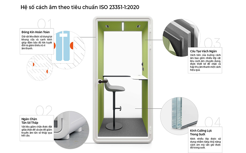cabin cách âm hà nội