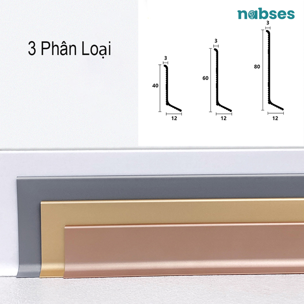 Nẹp Len Chân Tường Nabses RMS-A-2