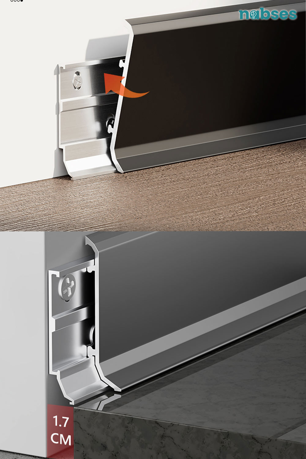 Nẹp Len Chân Tường Nabses RMS-A-5b