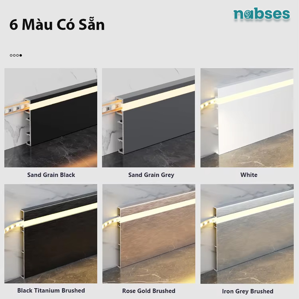 nẹp len chân tường nabses rms-a-7