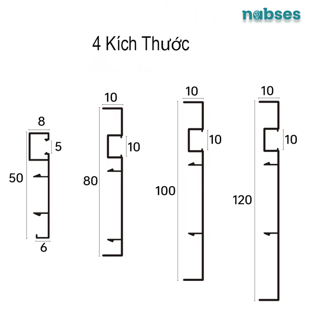 nẹp len chân tường nabses rms-a-7