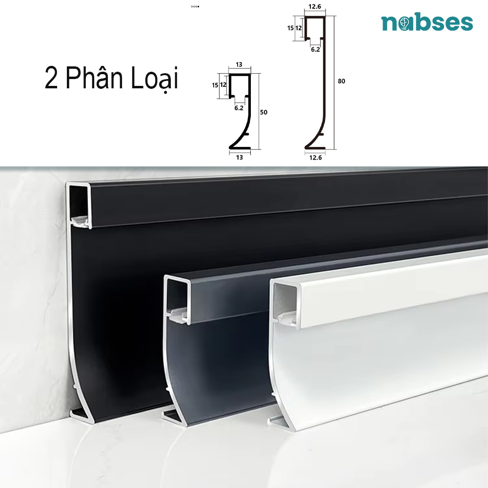 nẹp len chân tường nabses rms-a-9