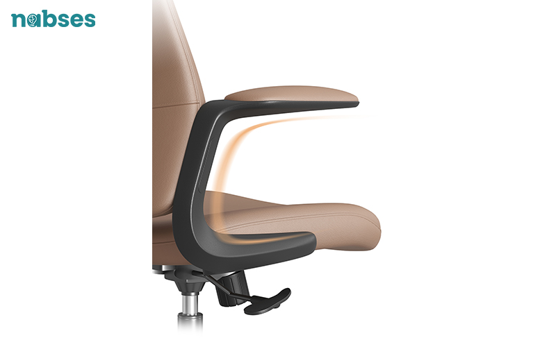 ghế công thái học bọc da