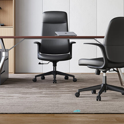 ghế công thái học bọc da