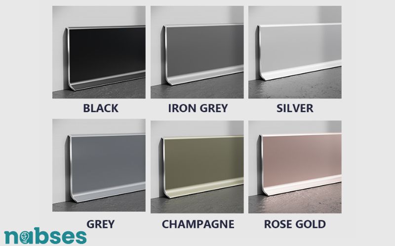 len chân tường nhôm