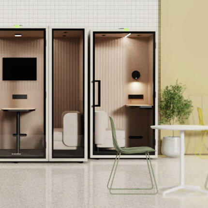 phòng cách âm họp online