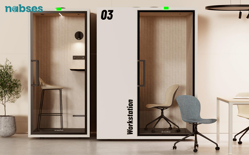 phòng cách âm họp online