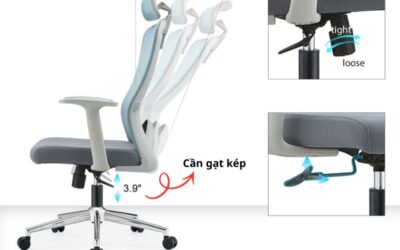 cách hạ ghế xoay