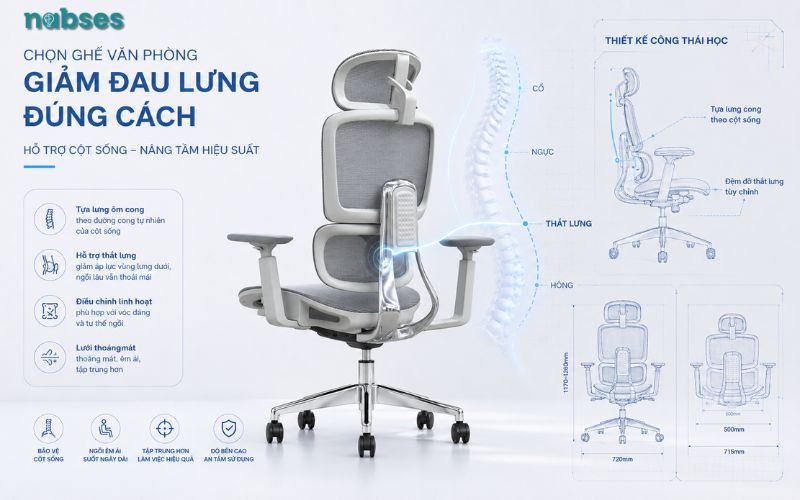 Ghế chống đau lưng
